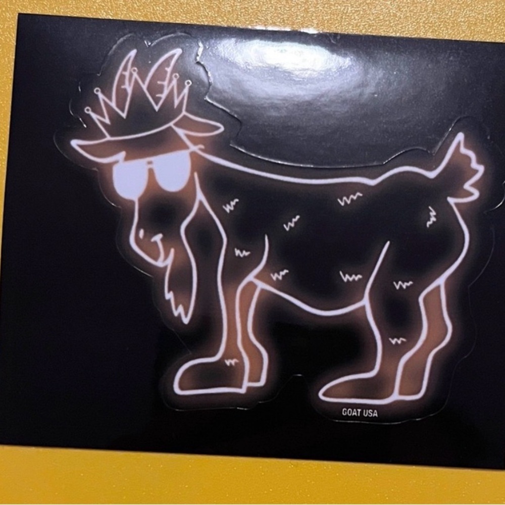 GOAT USA Kids Toy Sticker - Black and White